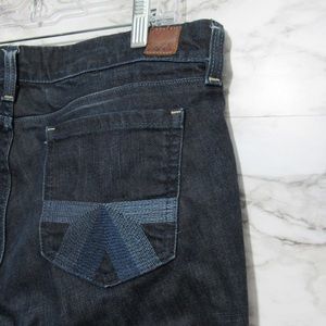American Eagle Real Flare Dark Wash Denim Jeans Size 12